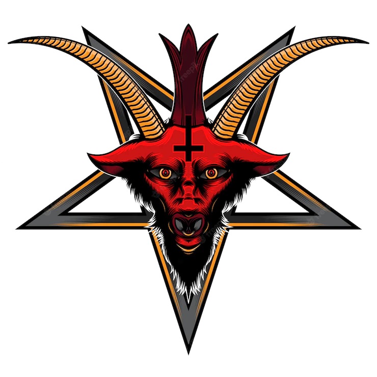 satanic - baphomet - logo